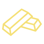 Gold Silver Bullion Icon